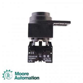 Siemens   3SB3403-0B  Pushbutton Switch Auxiliary
