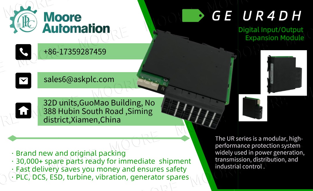 GE UR4DH: High-Density Digital I/O Expansion Module for Critical Process Control